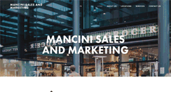 Desktop Screenshot of mancinisales.com
