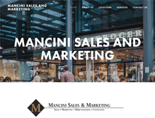 Tablet Screenshot of mancinisales.com